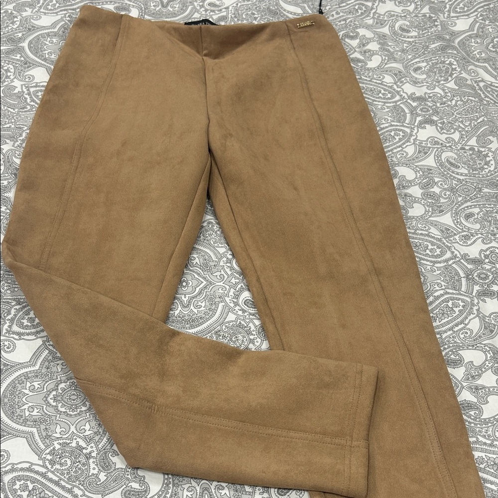 Ivanka Trump Brown Suede Chinos
